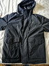 阿迪達斯25年冬款黑色派克羽絨服  商務(wù)通勤600蓬男士休閑羽絨連帽夾克 曬單實(shí)拍圖