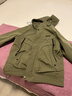 JEEP吉普外套男士春秋季沖鋒夾克工裝男裝休閑潮流上衣服 軍綠色 L 曬單實(shí)拍圖