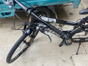 鳳凰鋁合金山地自行車(chē)成年人男士女士油剎可鎖雙減震山地車(chē)自行車(chē)學(xué)生 耀夜黑/全軸承/輻條輪 27.5英寸（適合身高170-190） 24速鳳凰定位變速【碳鋼車(chē)架】 曬單實(shí)拍圖