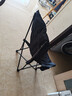 小魔戶(hù)外折疊椅 折疊靠背椅加高月亮椅露營(yíng)折疊凳子便攜躺椅釣魚(yú)椅 黑 曬單實(shí)拍圖