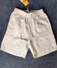 JEEP美國正品高端冰絲亞麻休閑短褲男士夏季新款透氣寬松直筒五分中褲 咖啡色 【官方正品】 XL 曬單實(shí)拍圖