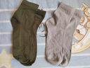 棉滿(mǎn)滿(mǎn)襪子男士中筒100%純棉網(wǎng)眼透氣純色商務(wù)抗菌防臭夏季薄款長(cháng)襪8雙 曬單實(shí)拍圖