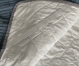 紅豆A類(lèi)抗菌床護墊100%全棉厚軟墊可折薄墊床墊遮蓋物保護墊1.8*2米灰 曬單實(shí)拍圖