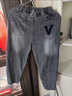 雷姆汀彈力男童牛仔褲春秋季褲子中大童休閑褲男孩長(cháng)褲韓版 2號牛仔褲 110 曬單實(shí)拍圖
