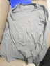 海瀾之家（HLA）男士保暖內衣男秋衣秋褲上衣100%純棉10A抗菌抗靜電男士打底衫衣 100%純棉10A抗菌-深麻灰 2XL /180(體重150-170斤) 曬單實(shí)拍圖