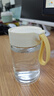 富光清然玻璃杯 高硼硅玻璃水杯子 女生便攜牛奶咖啡刻度茶杯330ml 曬單實(shí)拍圖