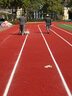 塑膠跑道EPDM顆?；@球場(chǎng)幼兒園網(wǎng)球場(chǎng)室外全國上門(mén)施工 透氣型塑膠跑道 曬單實(shí)拍圖