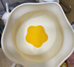 COOKSS嬰兒蛋花輔食碗新生兒喂水喂奶訓練吃飯硅膠吸盤(pán)碗寶寶餐盤(pán) 曬單實(shí)拍圖
