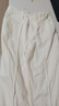 茵曼萊賽爾棉微O型牛仔褲2025秋女裝新款顯瘦寬松褲子 珍珠白 27 曬單實(shí)拍圖