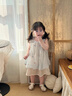 班喜迪女童連衣裙夏裝2026新款洋氣兒童公主裙女寶寶無(wú)袖背心裙夏季裙子 藍色 90 曬單實(shí)拍圖