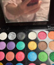 格蒙舞臺妝亮片眼影盤(pán)兒童節演出盤(pán)化妝亮片彩妝套裝專(zhuān)用25色彩色520 曬單實(shí)拍圖