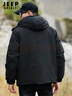 JEEP SPIRIT吉普棉服外套男冬季加厚新年戰袍戶(hù)外保暖男士沖鋒衣棉襖男棉衣 曬單實(shí)拍圖
