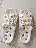潔麗雅浴室漏水拖鞋女夏季2025新款室內居家用衛生間洗澡防滑速干涼拖男 彩色波點(diǎn) 39-40 【標準碼】 曬單實(shí)拍圖
