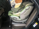 Prigel舒安pro新生嬰幼兒寶寶兒童安全座椅可坐可躺車(chē)載汽車(chē)用0-6-12歲 舒安pro 奶油青提(不窩脖設計+單手旋轉+175°大躺角) 曬單實(shí)拍圖