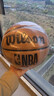 Wilson威爾勝NBA絕塵系列ENCORE PLUS防塵皮革室外神器成人比賽7號籃球 曬單實(shí)拍圖
