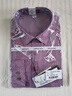 杉杉【莫代爾免燙】長(cháng)袖襯衫男提花休閑商務(wù)舒彈易打理襯衣 淺紫色 42 曬單實(shí)拍圖