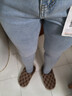 浪莎牛仔褲女春秋薄款緊身小腳褲顯高顯瘦自然腰彈力修身鉛筆褲褲子女 曬單實(shí)拍圖