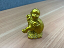 銅猴子擺件十二生肖猴屬相猴福袋猴子財福金猴 高8.5cm財福金猴 曬單實(shí)拍圖