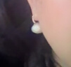 meluxe美奈 滿(mǎn)月S925銀天然淡水珍耳飾大顆粒珍珠耳環(huán) 生日禮物送老婆 【升級款】白色12-13mm-S925銀白 曬單實(shí)拍圖