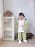 G.DUCK HELLO小黃鴨寶寶套裝夏男童短袖長(cháng)褲套裝女童寬松居家服套裝夏款套裝 鱷魚(yú) 多寶 100 曬單實(shí)拍圖
