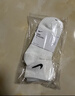 耐克(NIKE)襪子男子 速干透氣籃球襪 短襪三雙裝SX7677-100白L 曬單實(shí)拍圖