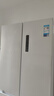 美的（Midea）540十字四開(kāi)門(mén)一級能效雙系統雙循環(huán)大容量風(fēng)冷無(wú)霜變頻獨立制冰艙冰箱MR-540WSPZE國家補貼 曬單實(shí)拍圖