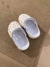 魔杏德國手術(shù)室拖鞋洞洞鞋女士夏季新款eva防滑厚底踩屎感涼鞋男外穿 淺白藍 38-39 正碼【內長(cháng)245mm】 曬單實(shí)拍圖