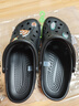 卡駱馳（CROCS）洞洞鞋貝雅男鞋女鞋輕便耐磨一腳蹬拖鞋休閑鞋|10126 黑色-001 43 (270mm) 曬單實(shí)拍圖
