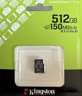 金士頓（Kingston）512GB TF（MicroSD） 存儲卡 U3 A1 V30 內存卡 讀速150MB/s 適配無(wú)人機/運動(dòng)相機/switch/監控 曬單實(shí)拍圖