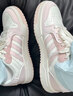 adidas ENTRAP美式校園風(fēng)運動(dòng)少年感復古籃球風(fēng)板鞋男女阿迪達斯   白色/粉色   39 曬單實(shí)拍圖