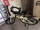 Jeep吉普折疊自行車(chē)帶娃母子車(chē)20寸男女城市通勤折疊車(chē)親子車(chē)-愛(ài)L200 胡椒白【車(chē)+寶寶座椅】經(jīng)典款-鋁合金車(chē)架 20寸（建議身高145-185CM） 7速 曬單實(shí)拍圖