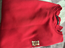 HLA海瀾之家衛衣春季26馬年賀歲系列五明治紅色長(cháng)袖男 曬單實(shí)拍圖