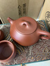 束氏丨京紅運真裸價(jià)·宜興手工紫砂壺茶具朱泥石瓢養生泡茶壺禮盒裝 曬單實(shí)拍圖