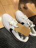 耐克（NIKE）男鞋板鞋 2026新款春季時(shí)尚運動(dòng)鞋舒適耐磨低幫運動(dòng)休閑鞋滑板鞋 COURT/白色黑勾【簡(jiǎn)版空軍】 42 曬單實(shí)拍圖