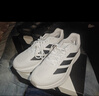 adidas DURAMO SPEED 2超輕緩震回彈訓練備賽跑步鞋男阿迪達斯 白/黑色   43 曬單實(shí)拍圖
