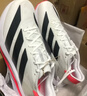 adidas 二代閃充跑鞋 ADIZERO SL2 M WIDE競訓體測跑鞋男阿迪達斯 灰白/黑色/亮紅   42 曬單實(shí)拍圖