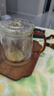 雅集耐熱玻璃茶杯茶水分離泡茶杯辦公室茶道喝茶杯子一葉菩提杯500ml 曬單實(shí)拍圖