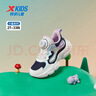 特步（XTEP）兒童小童星星休閑鞋輕軟緩震女童旋轉扣運動(dòng)鞋 烏紫色/雪青紫 33 曬單實(shí)拍圖