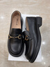 百麗馬銜扣樂(lè )福鞋女26春新平跟百搭單鞋Z3B1DAA6 黑色 37 曬單實(shí)拍圖