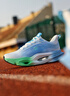 航天跑鞋男鞋春季新款厚底耐磨輕彈碳板跑步鞋透氣運動(dòng)鞋 藍綠色 42 曬單實(shí)拍圖