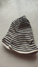 【可折疊】夏季條紋漁夫帽女新款長(cháng)防曬帽子時(shí)尚盆帽大頭圍太陽(yáng)帽 黑米【點(diǎn)睛復古風(fēng)】 均碼 送防風(fēng)繩【56-59cm】 曬單實(shí)拍圖
