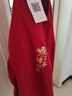 真維斯（Jeanswest）紅色衛衣男女款2026新款騏驥紅馬年本命年衣服秋冬款加絨上衣外套 曬單實(shí)拍圖