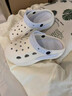 QYCKABY洞洞鞋女士2026新款夏季外穿厚底eva防滑防臭足弓支撐涼拖鞋女款 白藍【小貓小魚(yú)】 36-37 標準碼（內長(cháng)235mm） 曬單實(shí)拍圖