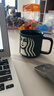 星巴克（Starbucks）墨綠色女神款陶瓷馬克杯辦公室咖啡杯子320ml男女生女神節禮物 曬單實(shí)拍圖