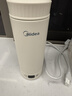 美的（Midea）便攜電熱水杯加熱杯電熱水壺保溫燒水杯350ml迷你旅行出差沖奶泡茶智能恒溫316L不銹鋼MK-DB35X22 曬單實(shí)拍圖