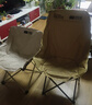 探險者月亮椅戶(hù)外折疊椅露營(yíng)椅子高靠背便攜高背釣魚(yú)野餐沙灘桌椅全裝備 經(jīng)典五層夾棉高背卡其【頭部可靠】 曬單實(shí)拍圖