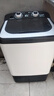 長(cháng)虹單桶洗衣機全半自動(dòng)小型迷你洗脫一體內衣褲洗襪子神器母嬰兒童學(xué)生宿舍出租房洗衣機藍光抑菌 黑白7.2KG【不銹鋼甩桶】+藍光抑菌+強勁電機 曬單實(shí)拍圖