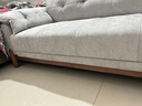 優(yōu)卡吉雪尼爾沙發(fā)客廳2026新款小戶(hù)型布藝沙發(fā) 靠枕可調節實(shí)木沙發(fā)M03 曬單實(shí)拍圖