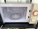 美的（Midea）國家補貼小滋味奶油風(fēng)單微波爐小型家用20L變頻五檔一級能效800瓦速熱均勻加熱易清潔轉盤(pán)式 M2H1 云朵系列 曬單實(shí)拍圖