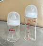 貝親（Pigeon）新生兒 防脹氣寬口徑玻璃奶瓶160ml SS號奶嘴 0個(gè)月+ AA260 曬單實(shí)拍圖